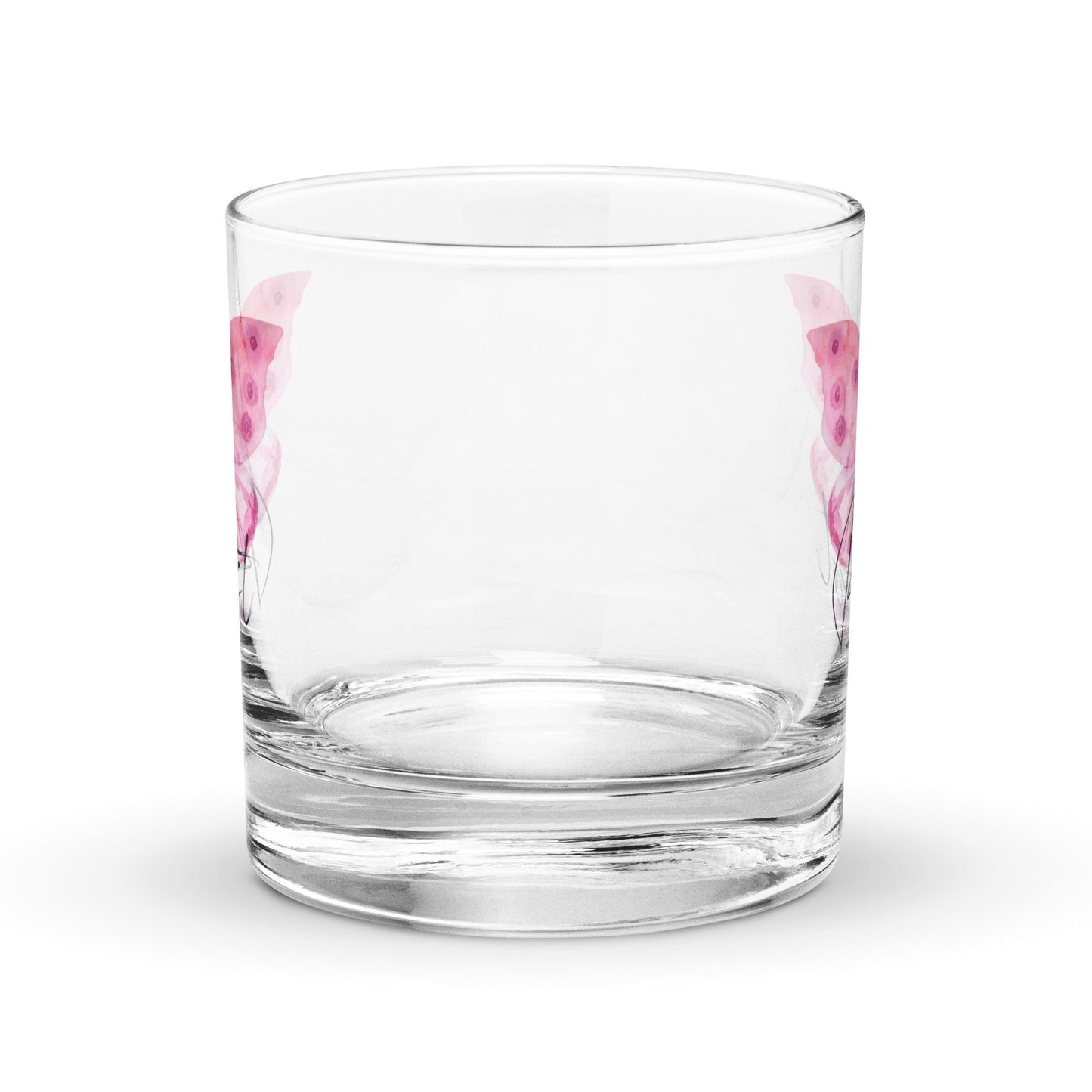 Best Mom - Butterfly Birthday, Mothers Day Rocks Cocktail Drinking Glass Tumbler
