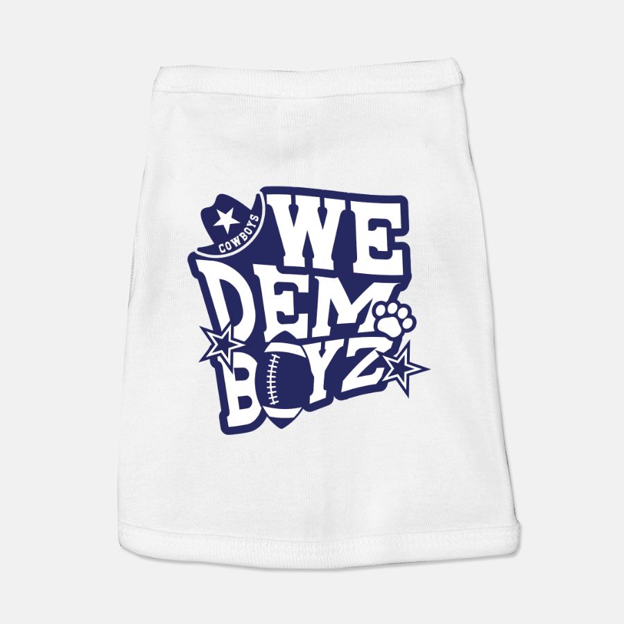 Dallas Cowboys We Dem Boyz - Dog Cat Pet Vest T-shirt Tank Top