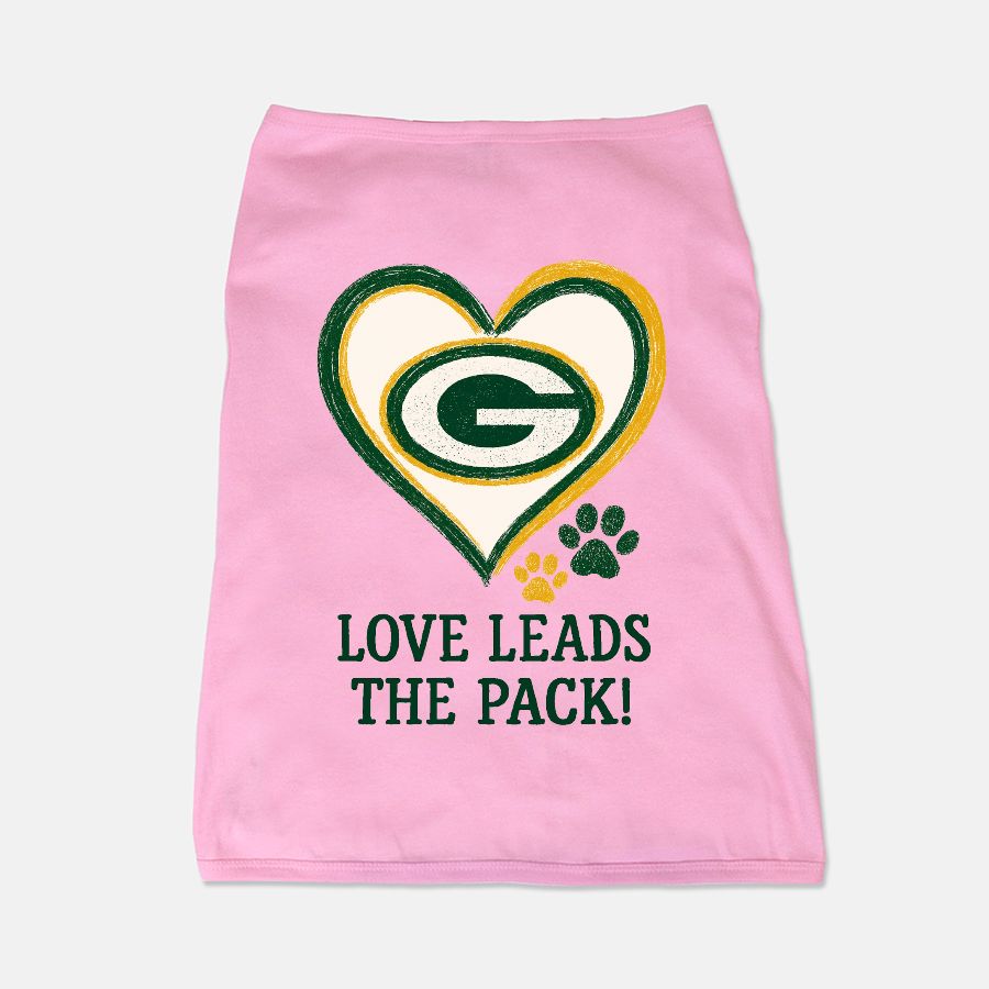 Packers Football Dog Cat Pet Vest T-shirt Tank Top