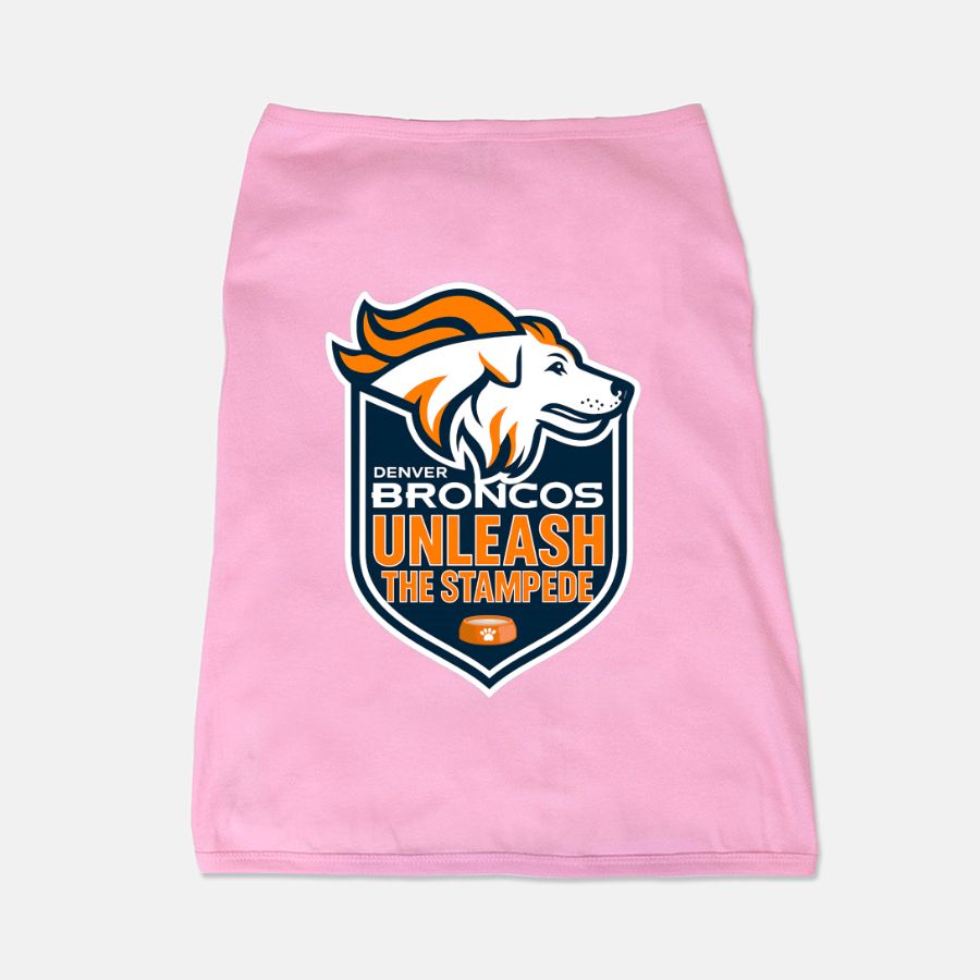 Broncos Football Dog Cat Pet Vest Tank Top T-shirt
