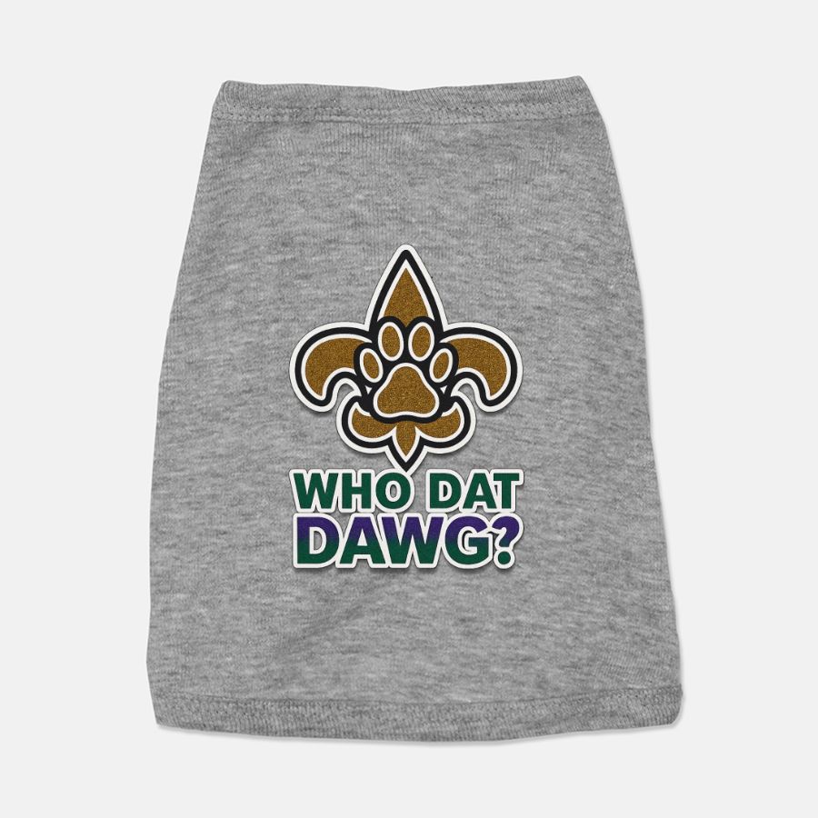Saints Football Dog Cat Pet Vest T-shirt Tank Top