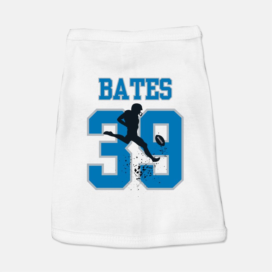Lions Football Jake Bates Cat Dog Pet Vest Tank Top
