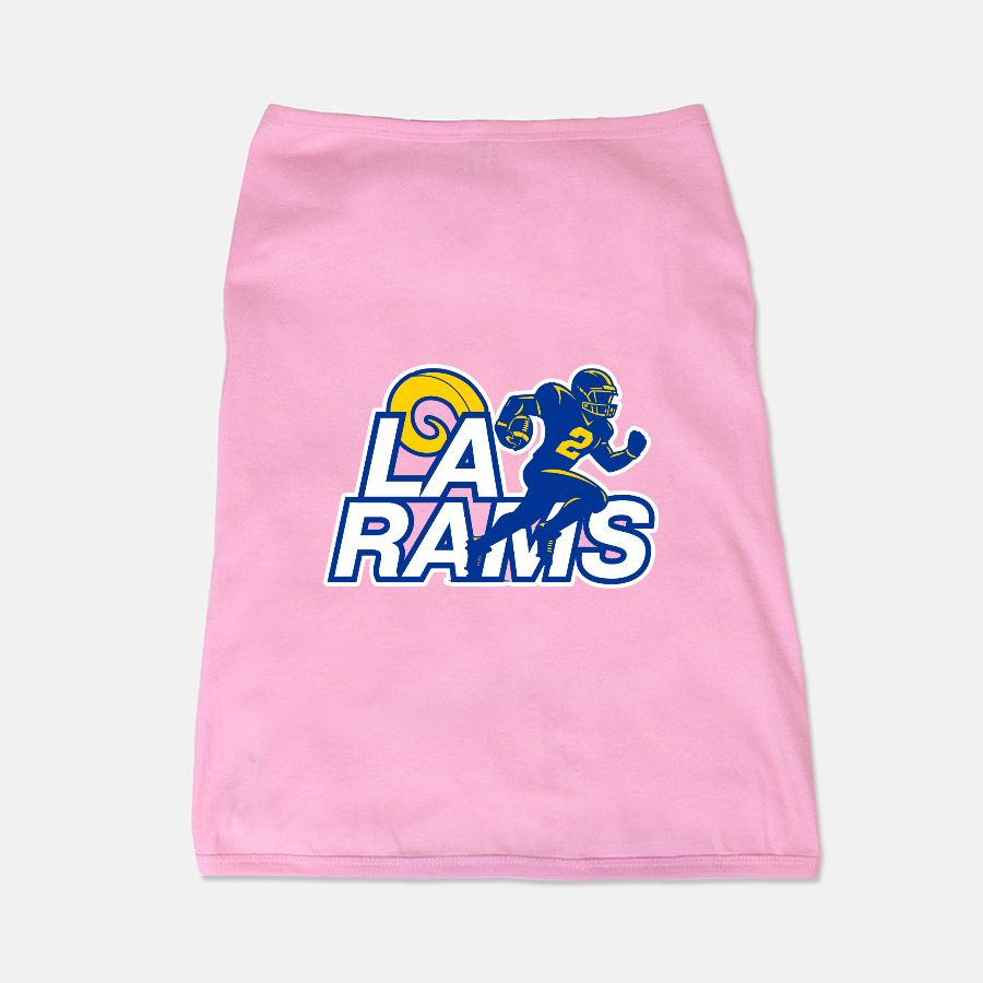 Rams Football Dog Cat Pet Vest T-shirt Tank Top