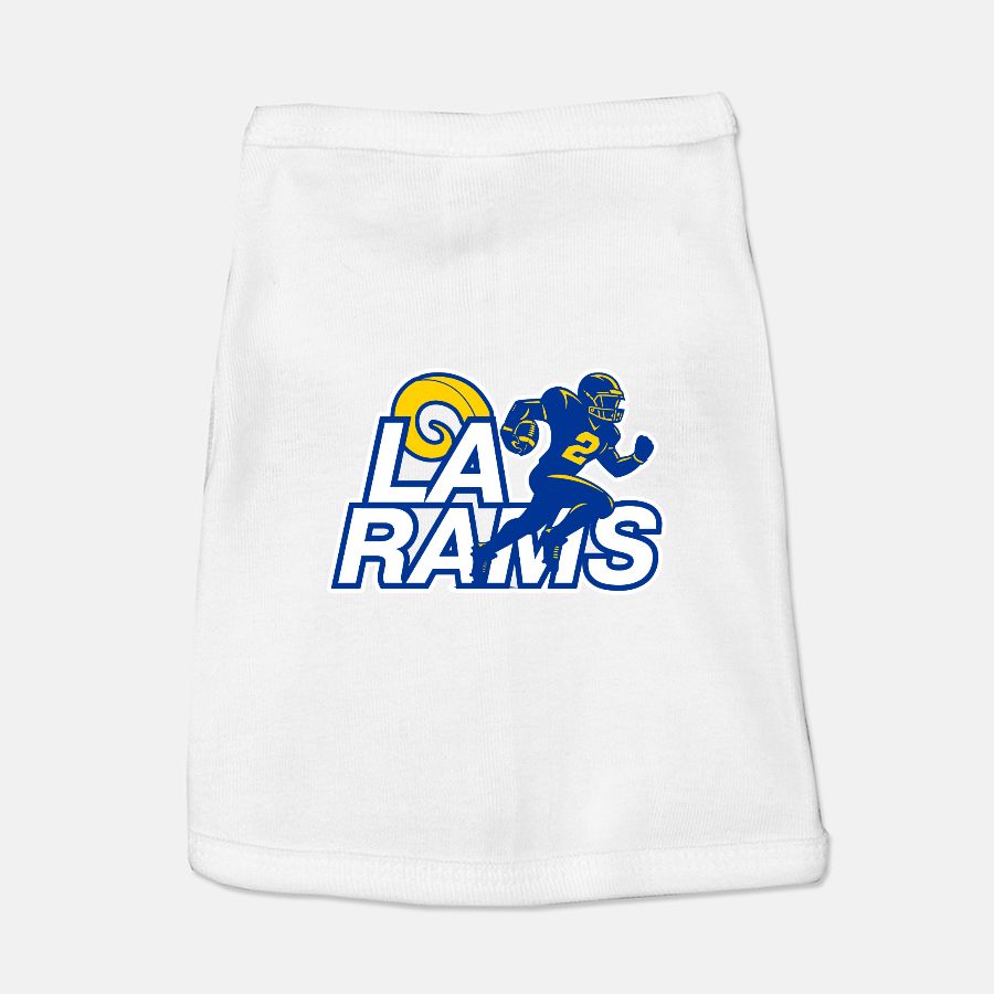 Rams Football Dog Cat Pet Vest T-shirt Tank Top