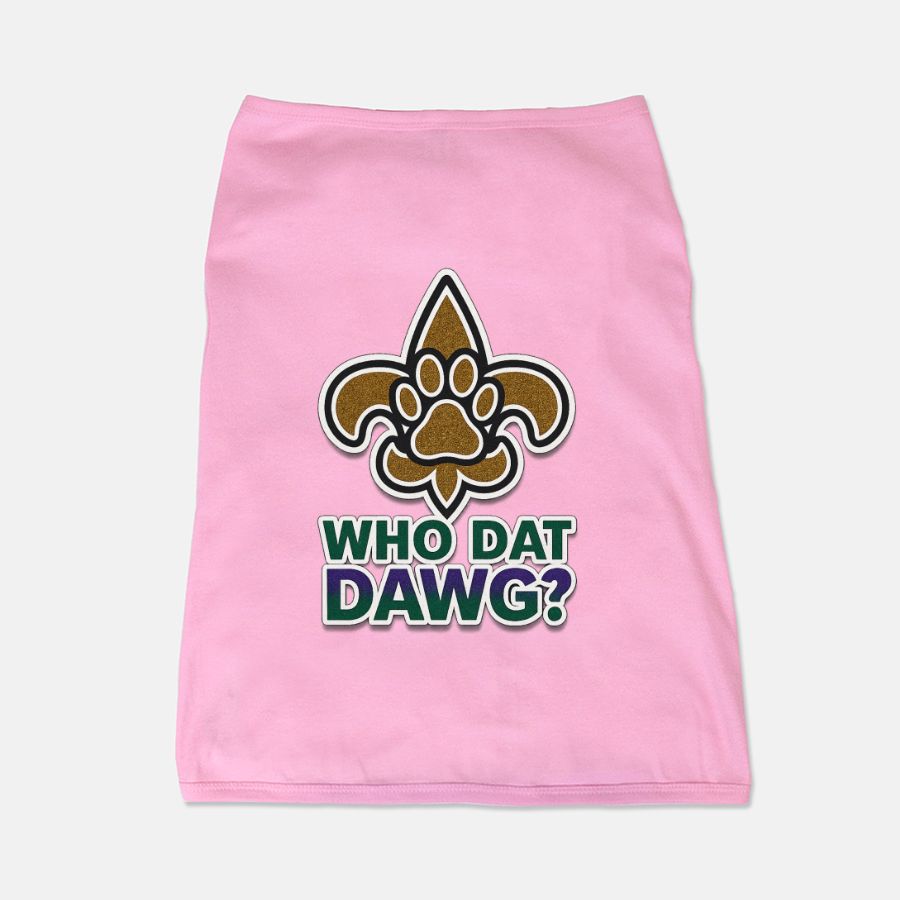 Saints Football Dog Cat Pet Vest T-shirt Tank Top