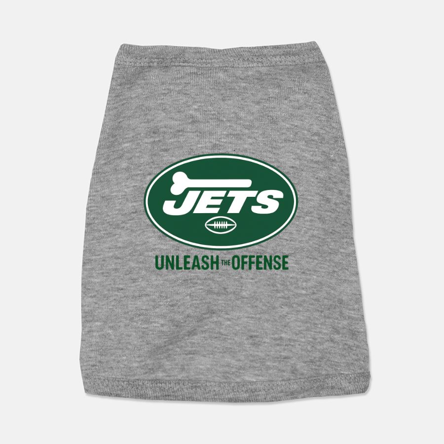 Jets Football Dog Cat Pet Vest T-shirt Tank Top