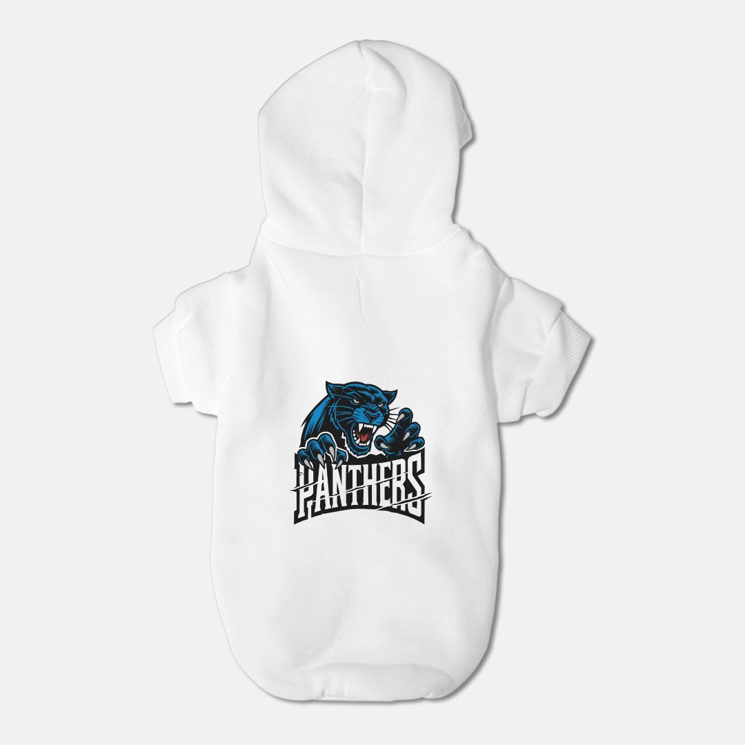 Panthers Football Fleece-Lined Dog Pet Sweatshirt Hoodie for Small Breeds