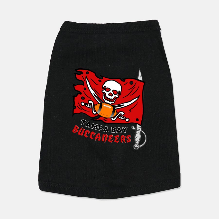 Buccaneers Football Dog Cat Pet T-shirt Vest Tank Top