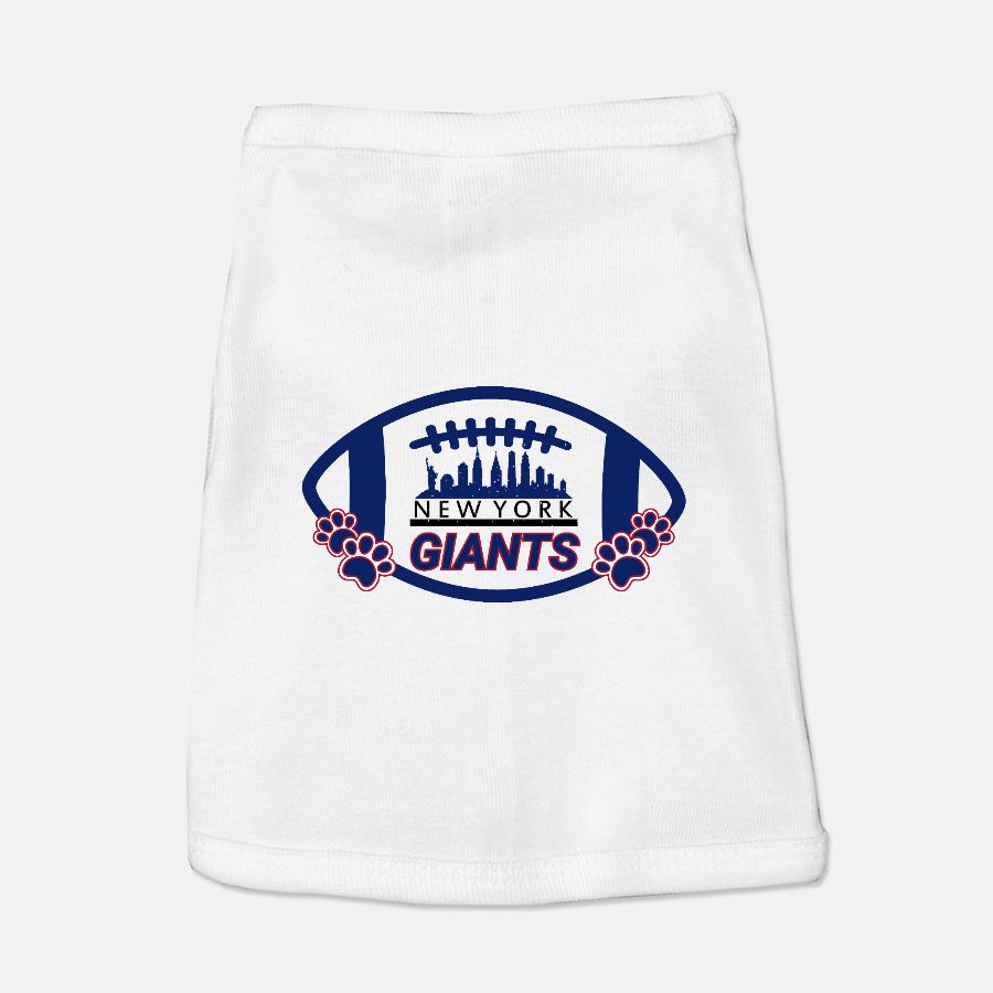 Giants Football Dog Cat Pet T-shirt Vest Tank Top