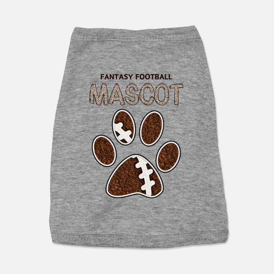 Fantasy Football Mascot Dog Cat Pet T-shirt Vest Tank Top