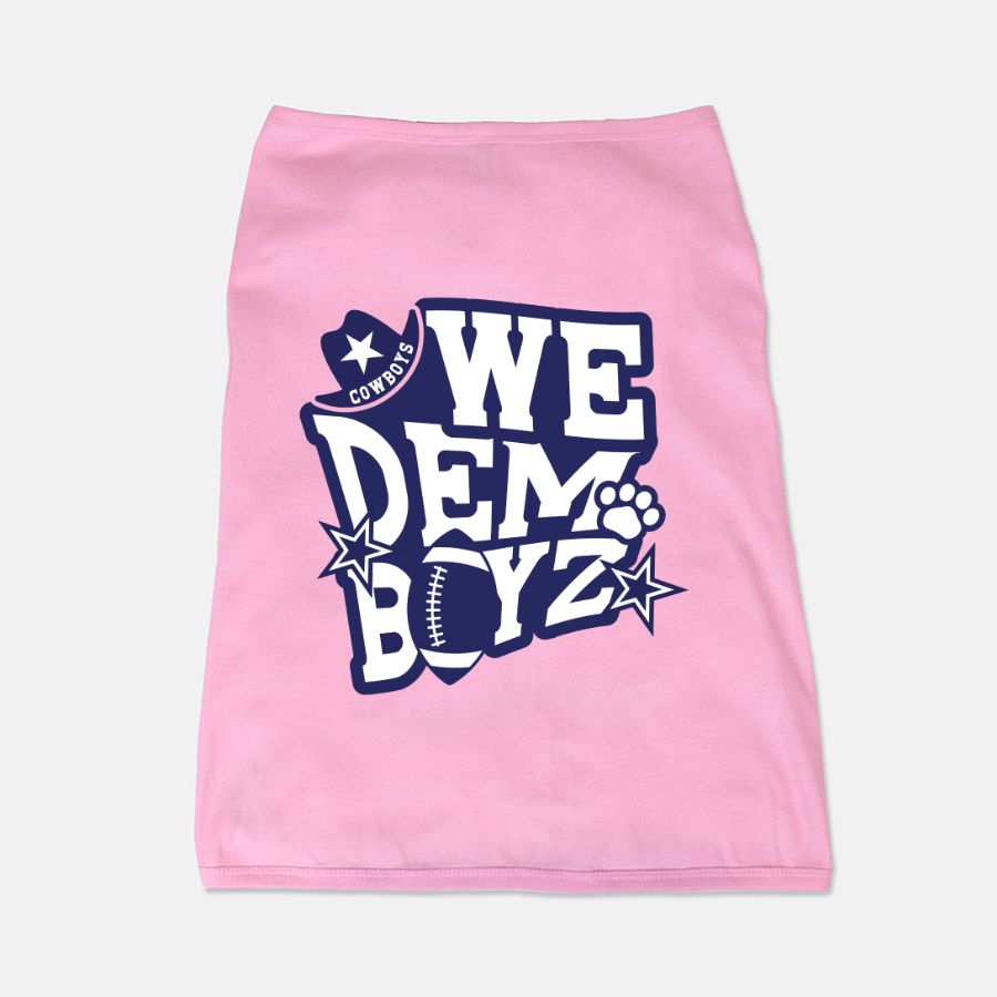 Dallas Cowboys We Dem Boyz - Dog Cat Pet Vest T-shirt Tank Top
