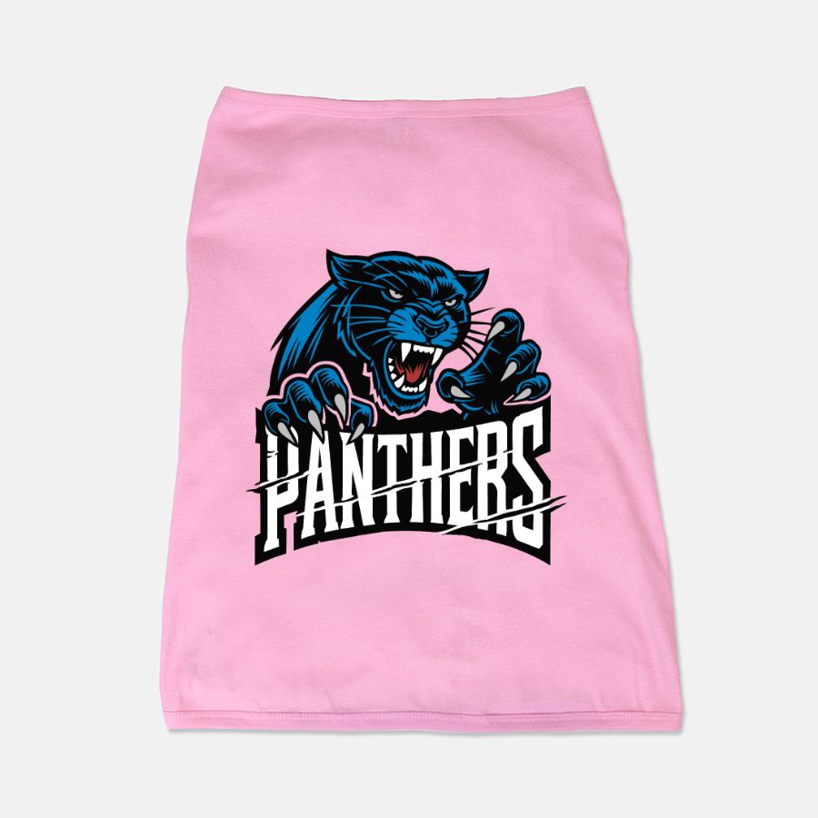 Panthers Football Dog Cat Pet T-Shirt Vest Tank Top