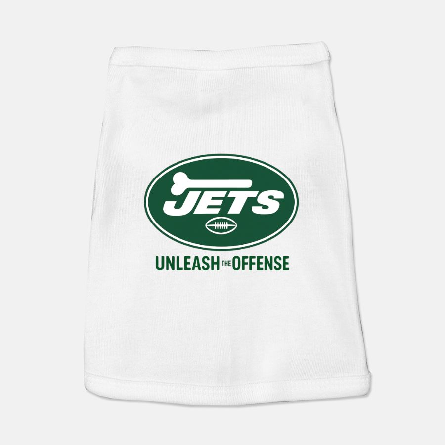 Jets Football Dog Cat Pet Vest T-shirt Tank Top