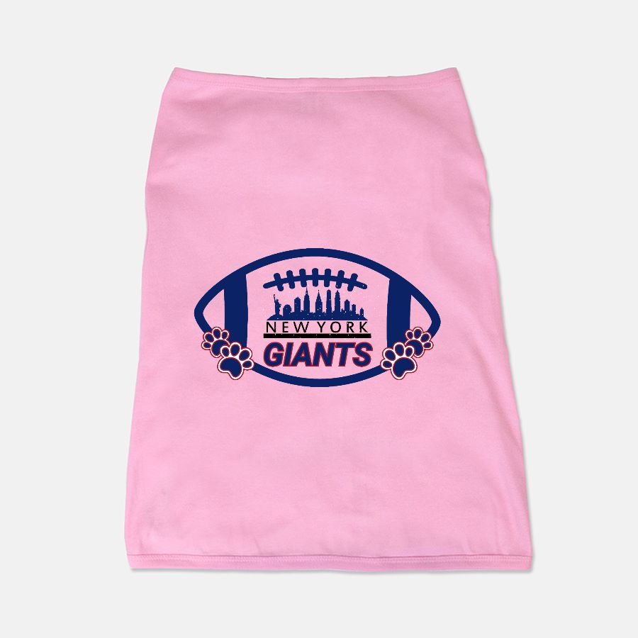 Giants Football Dog Cat Pet T-shirt Vest Tank Top