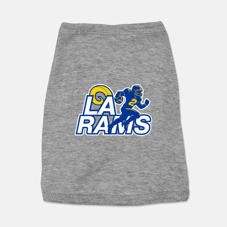 Rams Football Dog Cat Pet Vest T-shirt Tank Top