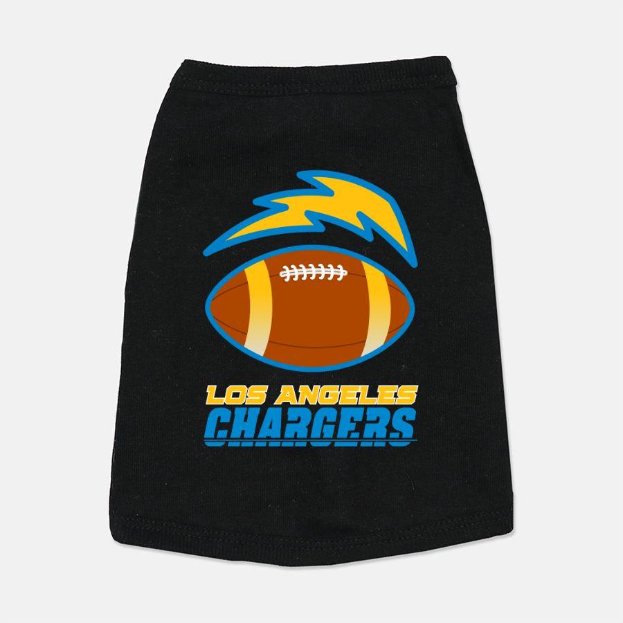 Chargers Football Cat Dog Pet T-shirt Vest Tank Top