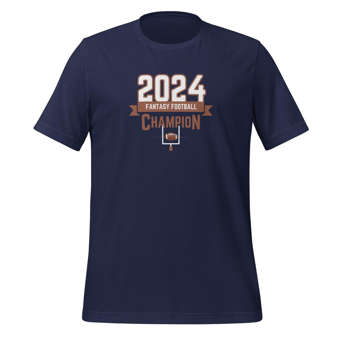 Unisex Fantasy Football Champion 2024 T-shirt Reg + Big Sizes
