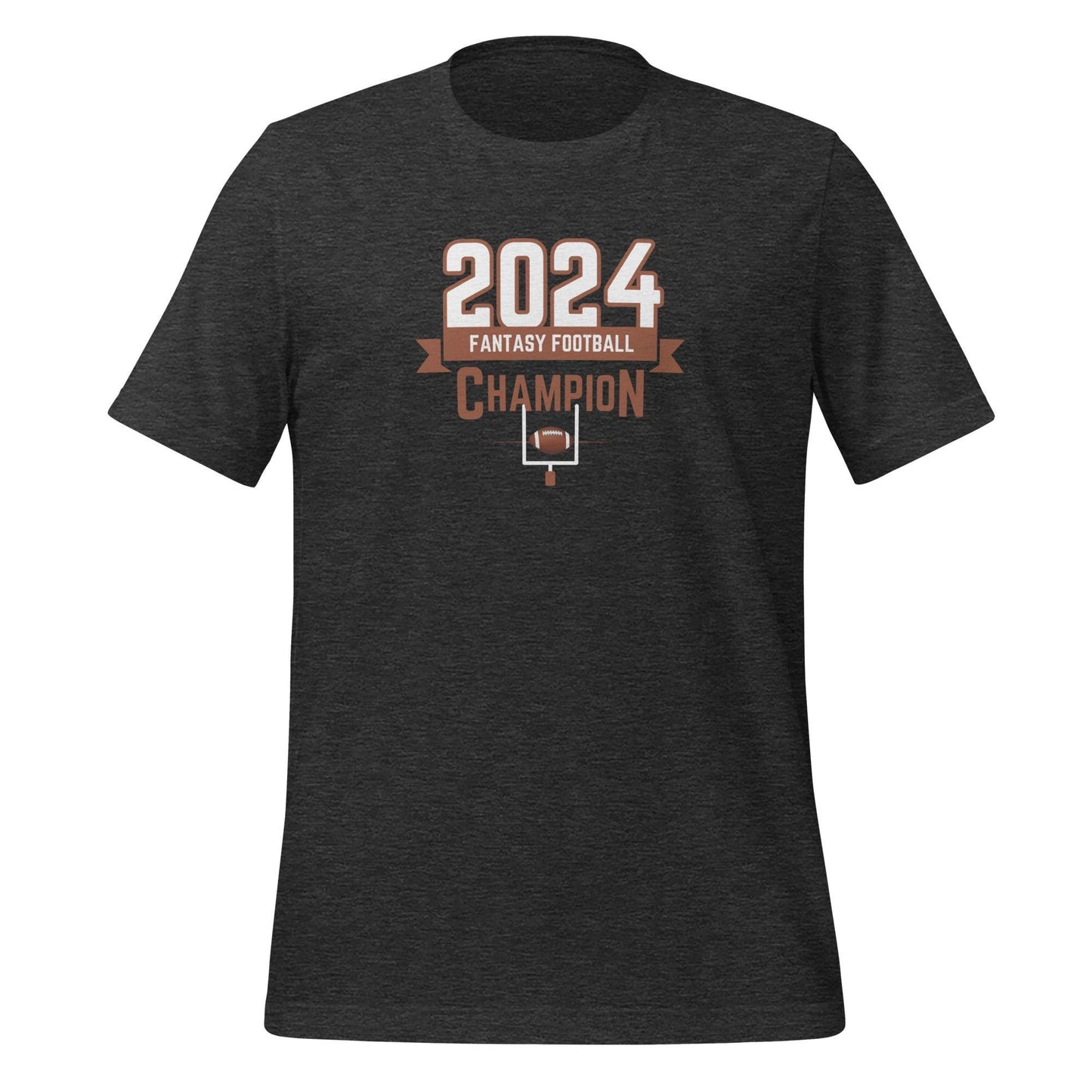 Unisex Fantasy Football Champion 2024 T-shirt Reg + Big Sizes