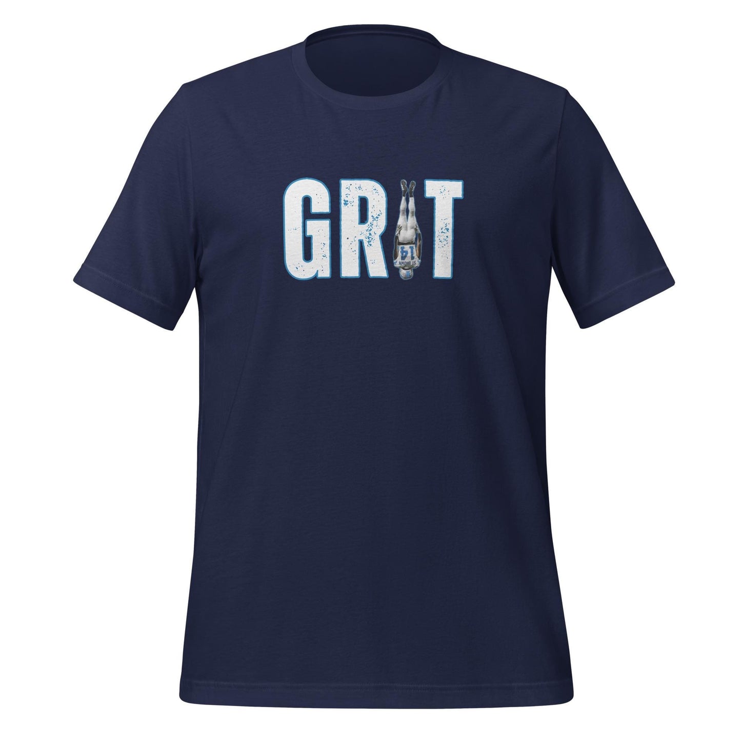GRIT - Amon-Ra St Brown Detroit Football Unisex T-shirt Regular, Big & Plus Sizes