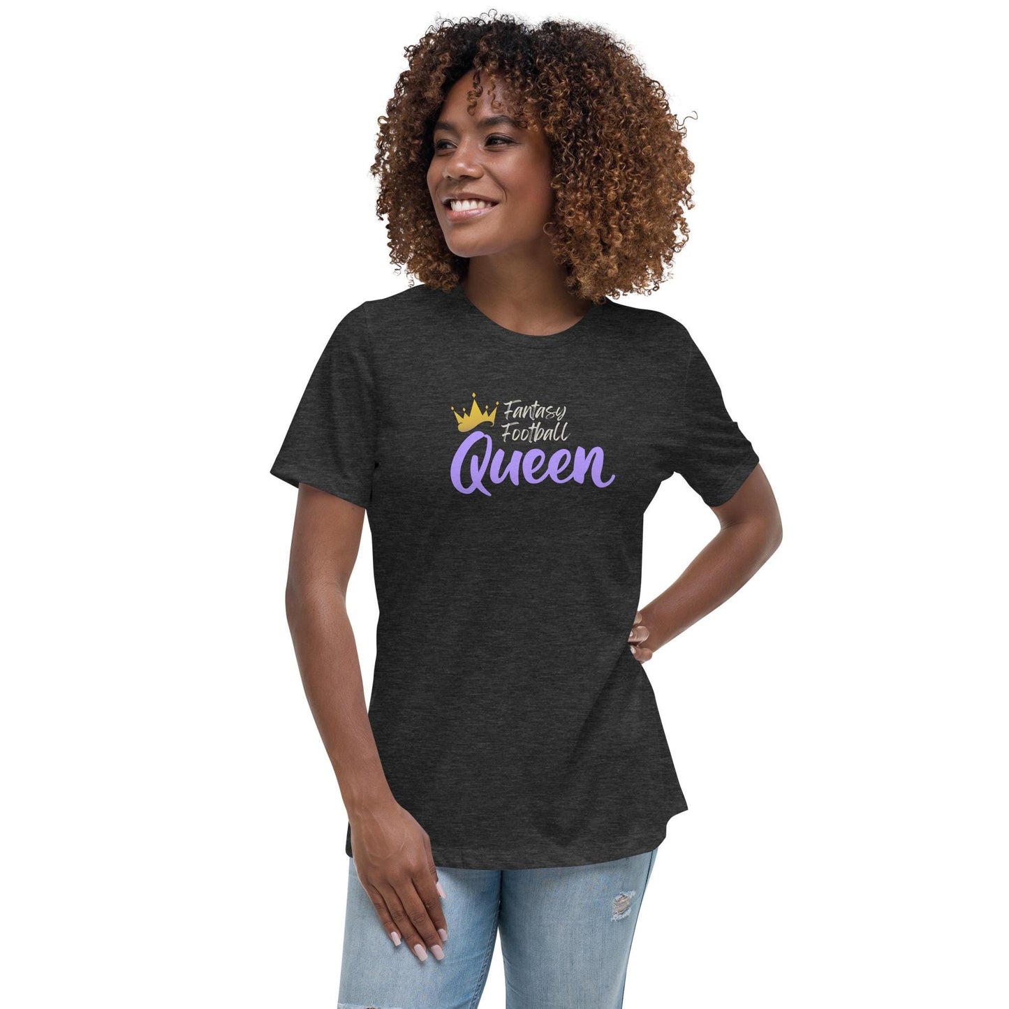 Fantasy Football Queen Women's Relaxed Fit T-Shirt Reg + Plus Sizes