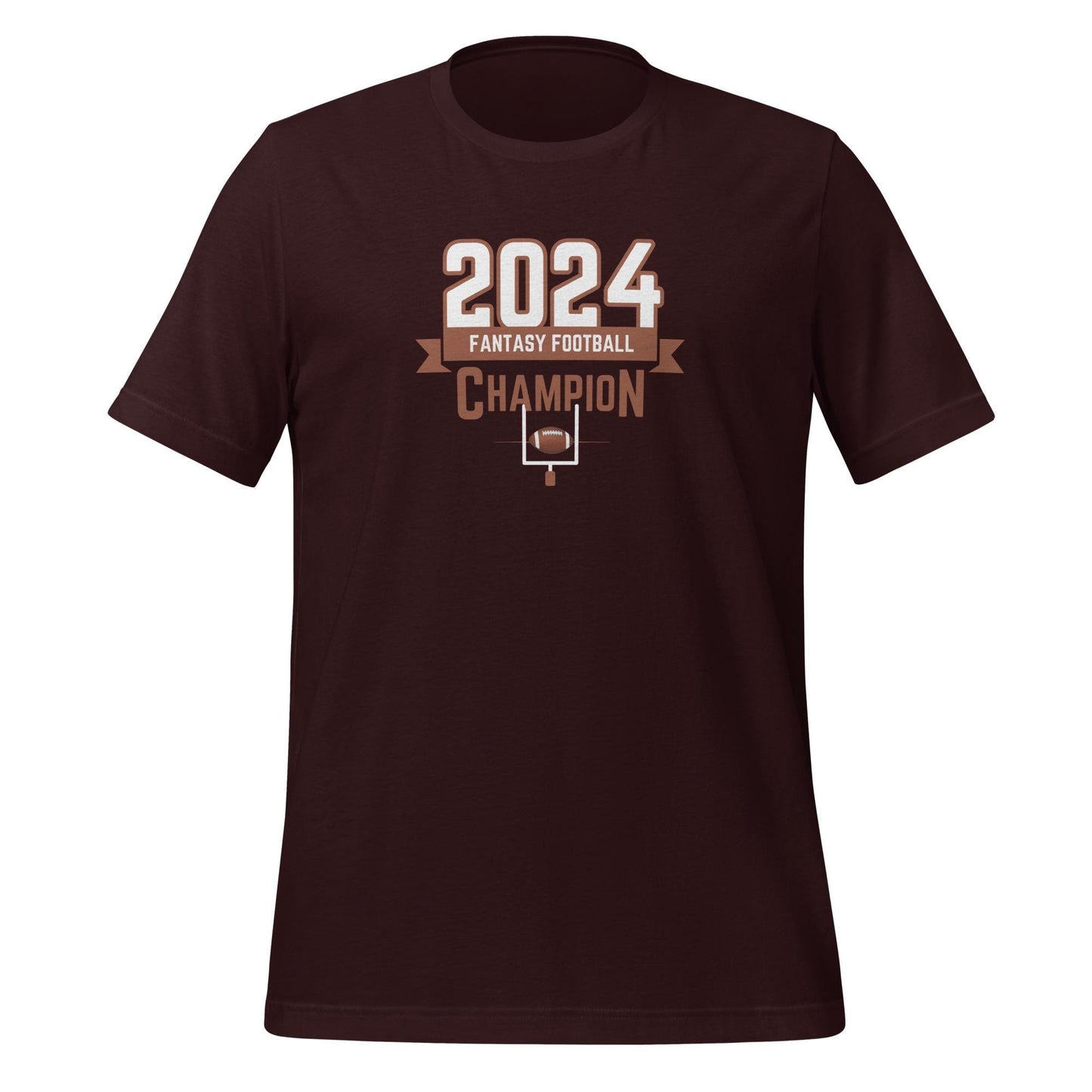 Unisex Fantasy Football Champion 2024 T-shirt Reg + Big Sizes