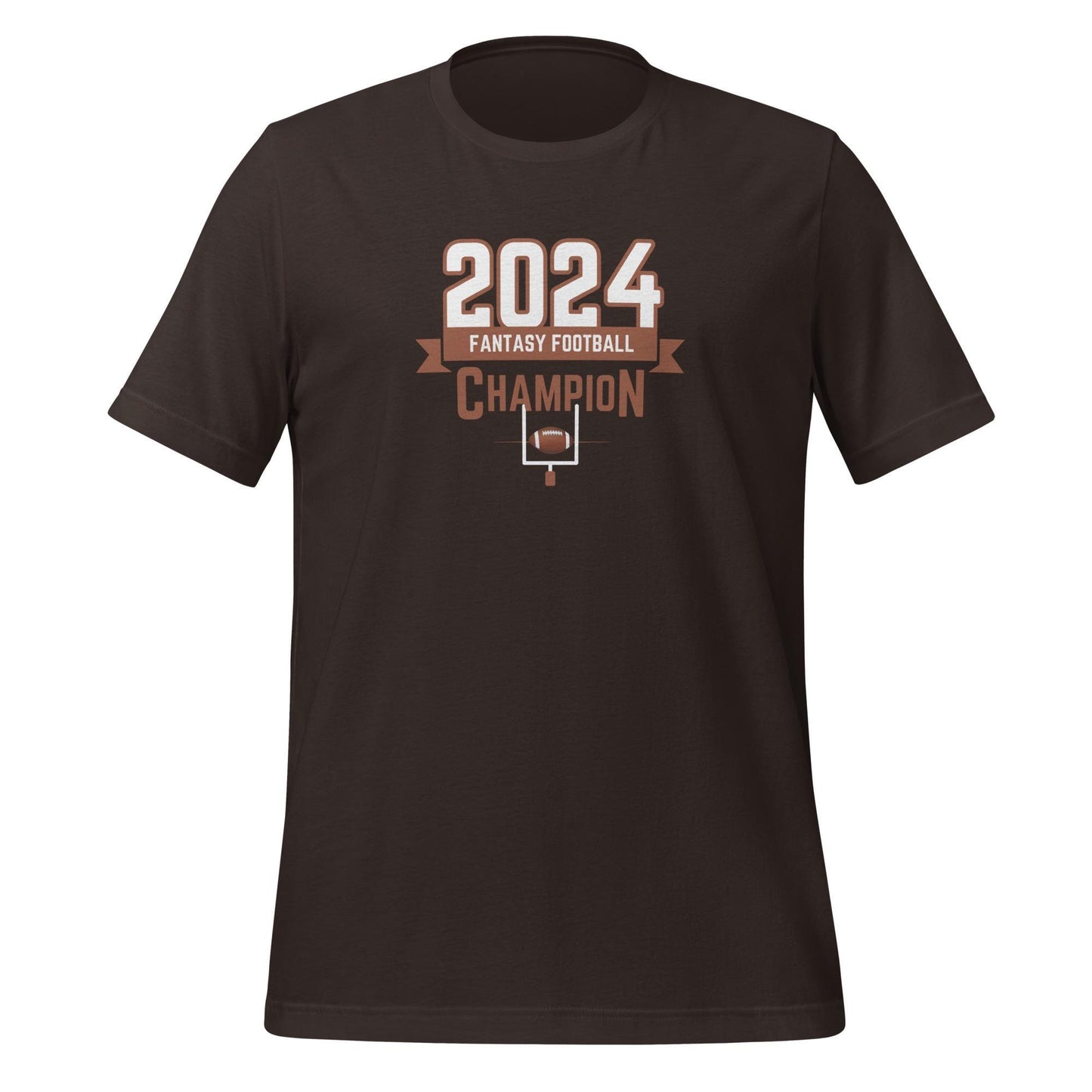Unisex Fantasy Football Champion 2024 T-shirt Reg + Big Sizes