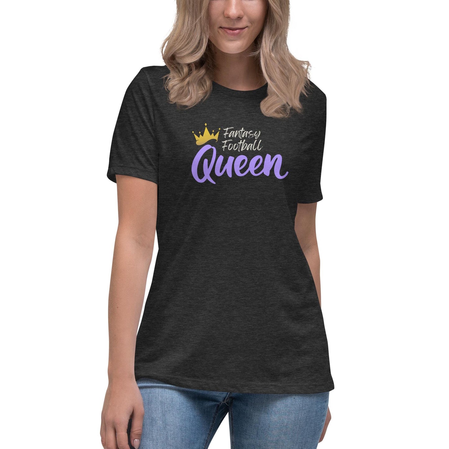 Fantasy Football Queen Women's Relaxed Fit T-Shirt Reg + Plus Sizes