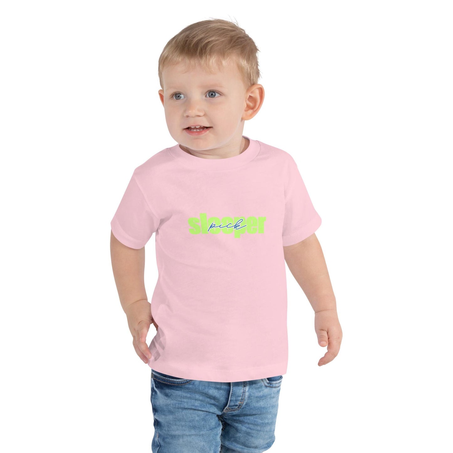 Fantasy Football Sleeper Pick Toddler Boys Girls Unisex Short Sleeve Tee Shirt 2T-5T