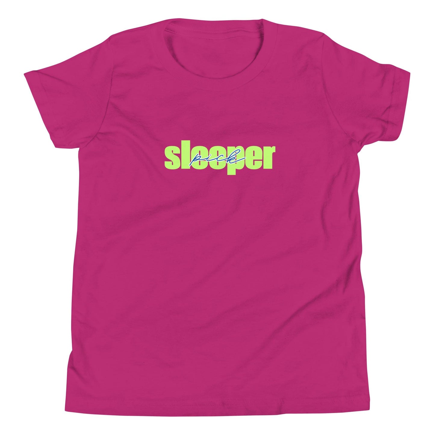 Fantasy Football Sleeper Pick Youth Kids Boys Girls Unisex Short Sleeve T-Shirt