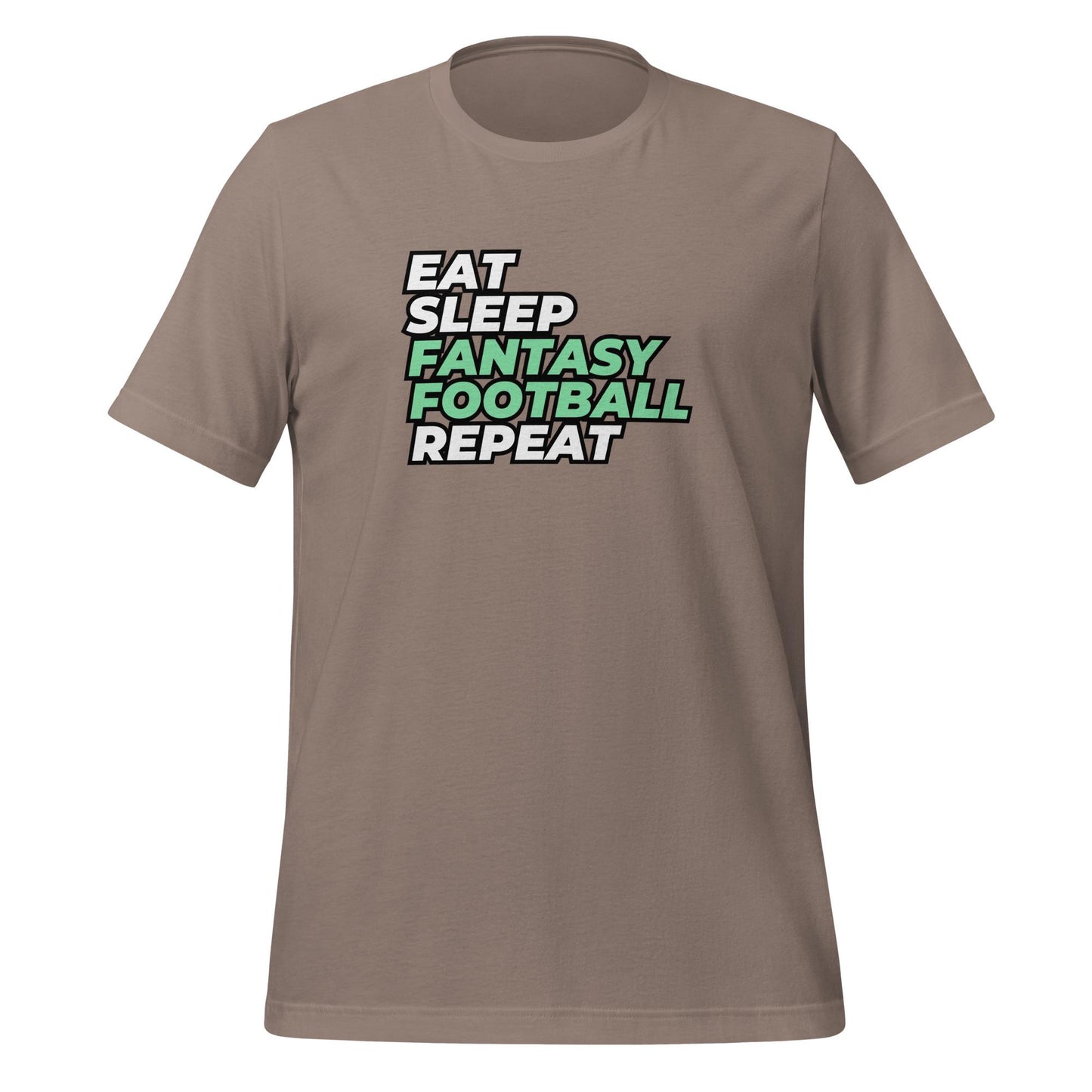 Eat. Sleep. Fantasy Football. Repeat. Funny Unisex T-shirt