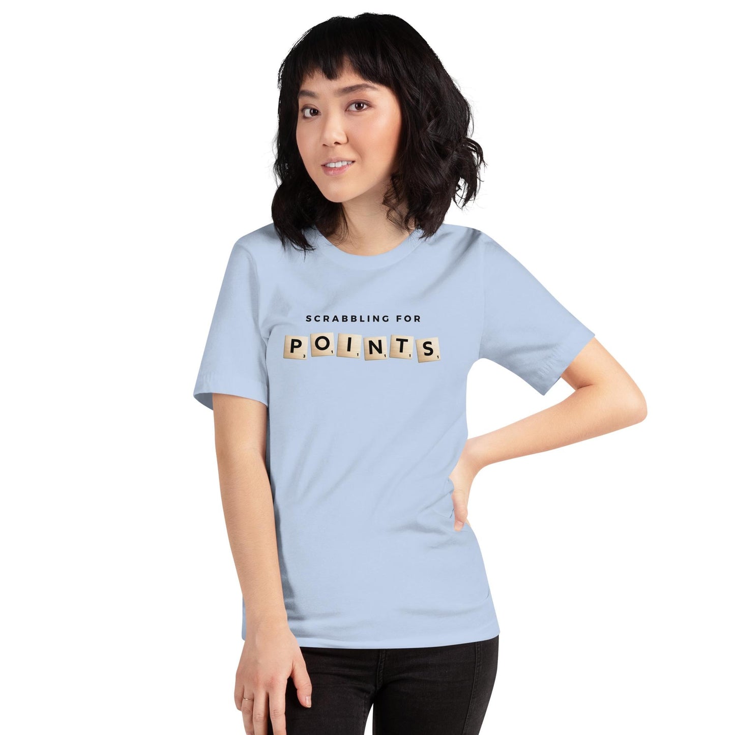 Funny Scrabble Board Game - Scrabbling for Points - Family Game Night Unisex T-shirt