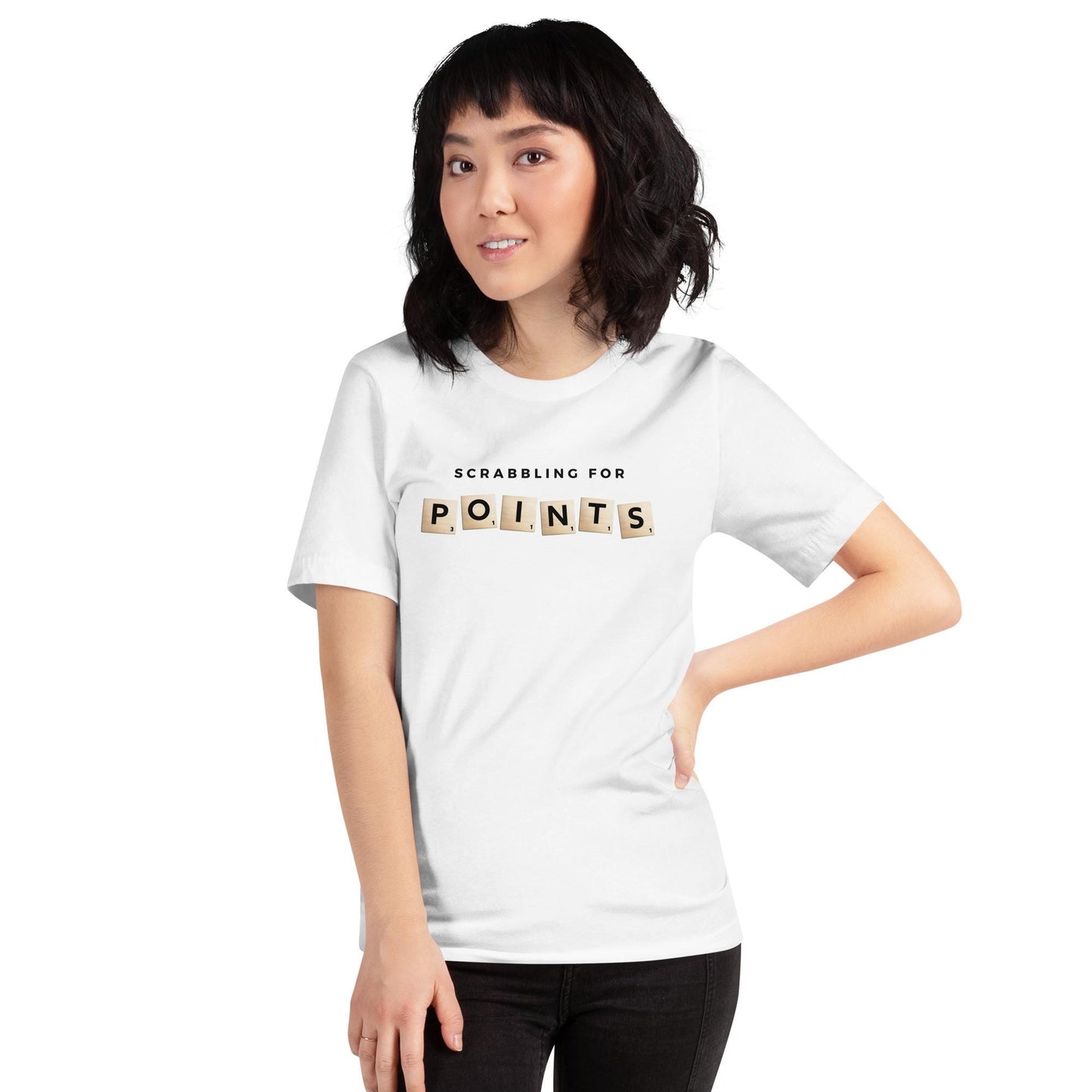 Funny Scrabble Board Game - Scrabbling for Points - Family Game Night Unisex T-shirt