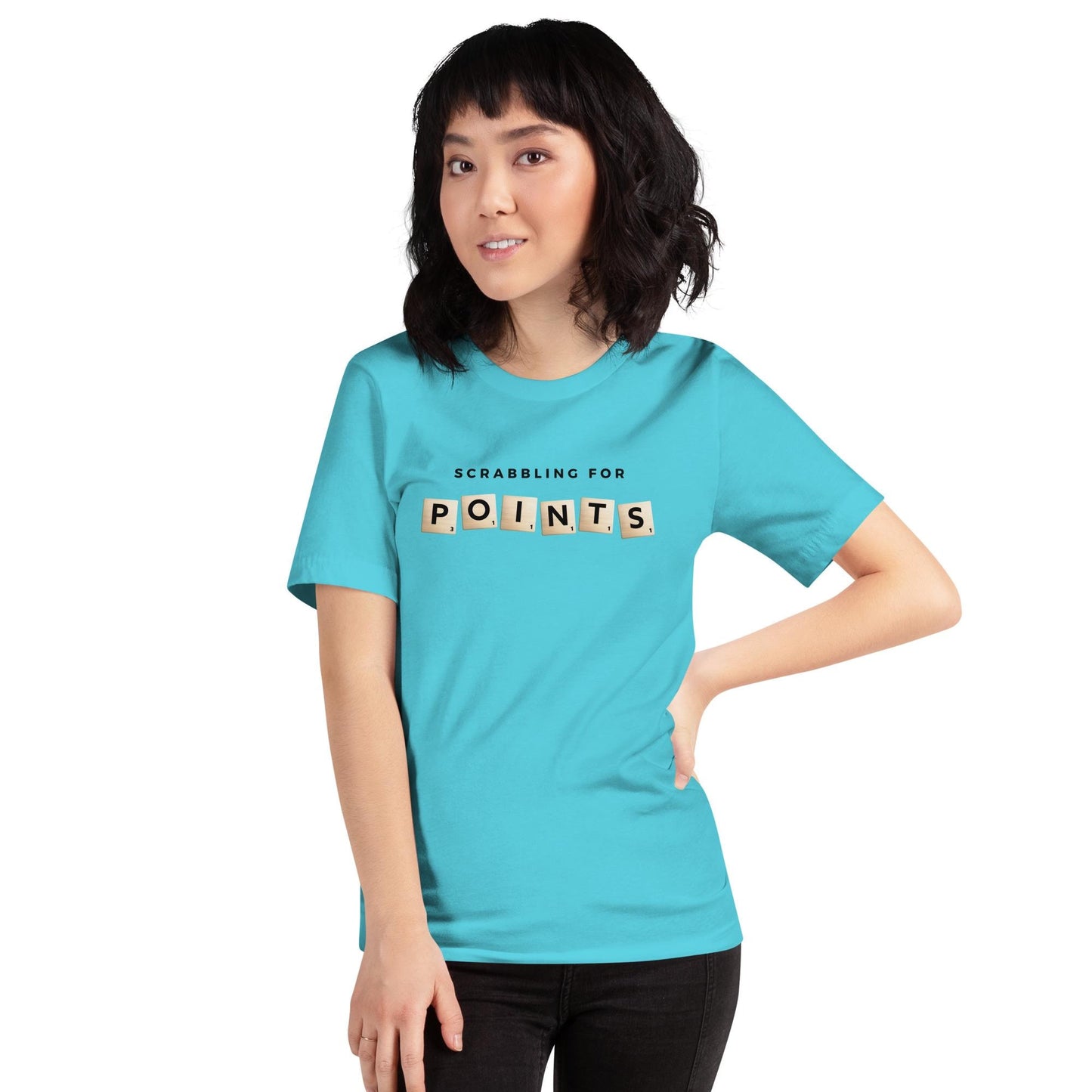 Funny Scrabble Board Game - Scrabbling for Points - Family Game Night Unisex T-shirt