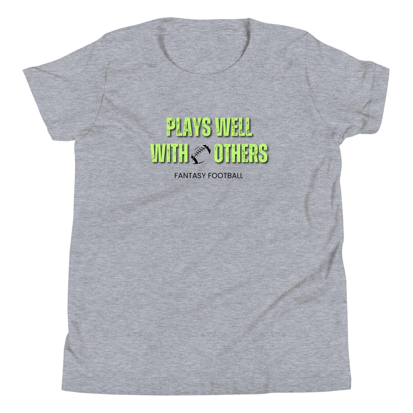 Plays Well with Others - Youth Fantasy Football Short Sleeve T-Shirt