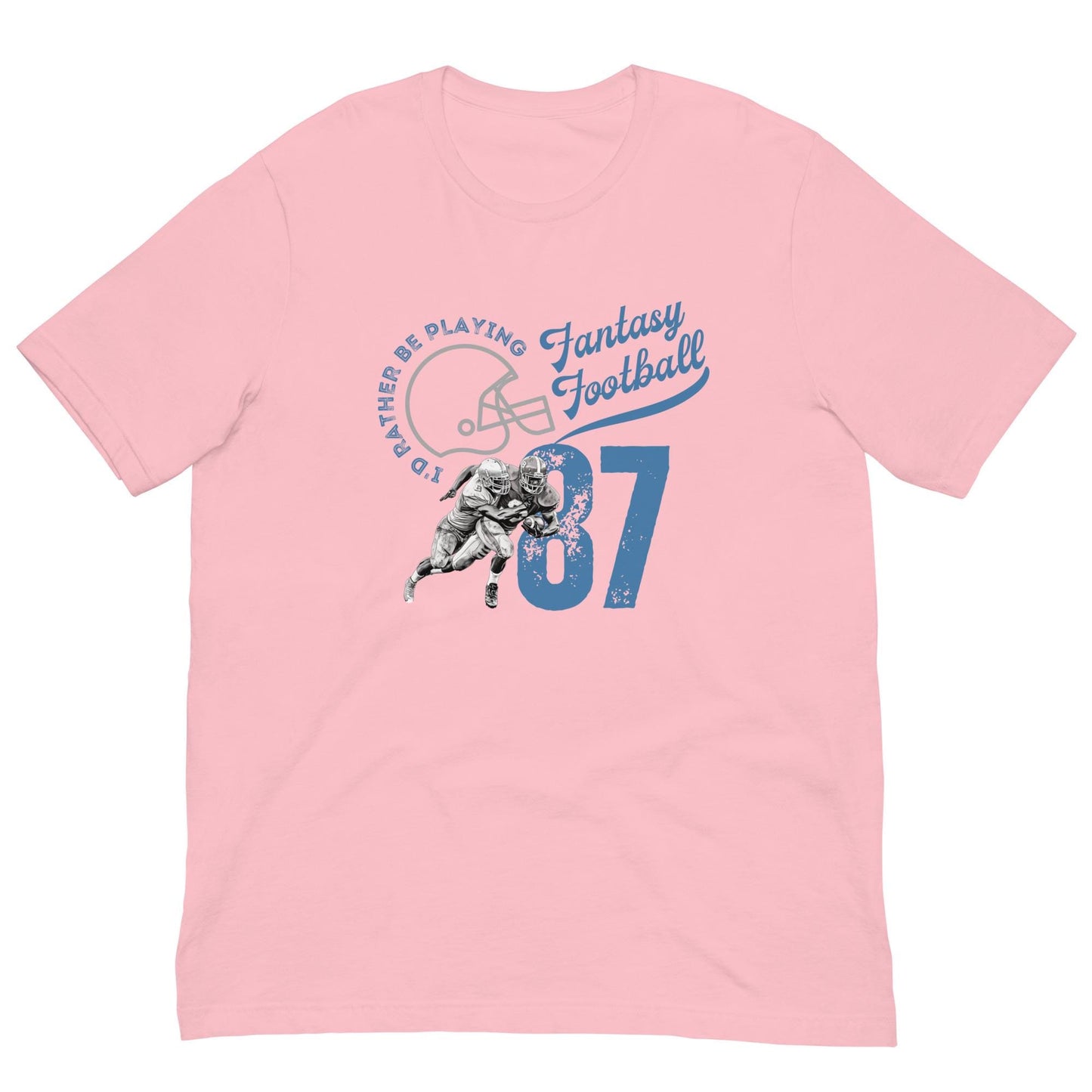 I&#39;d Rather Be Playing Fantasy Football Funny Retro Unisex T-shirt