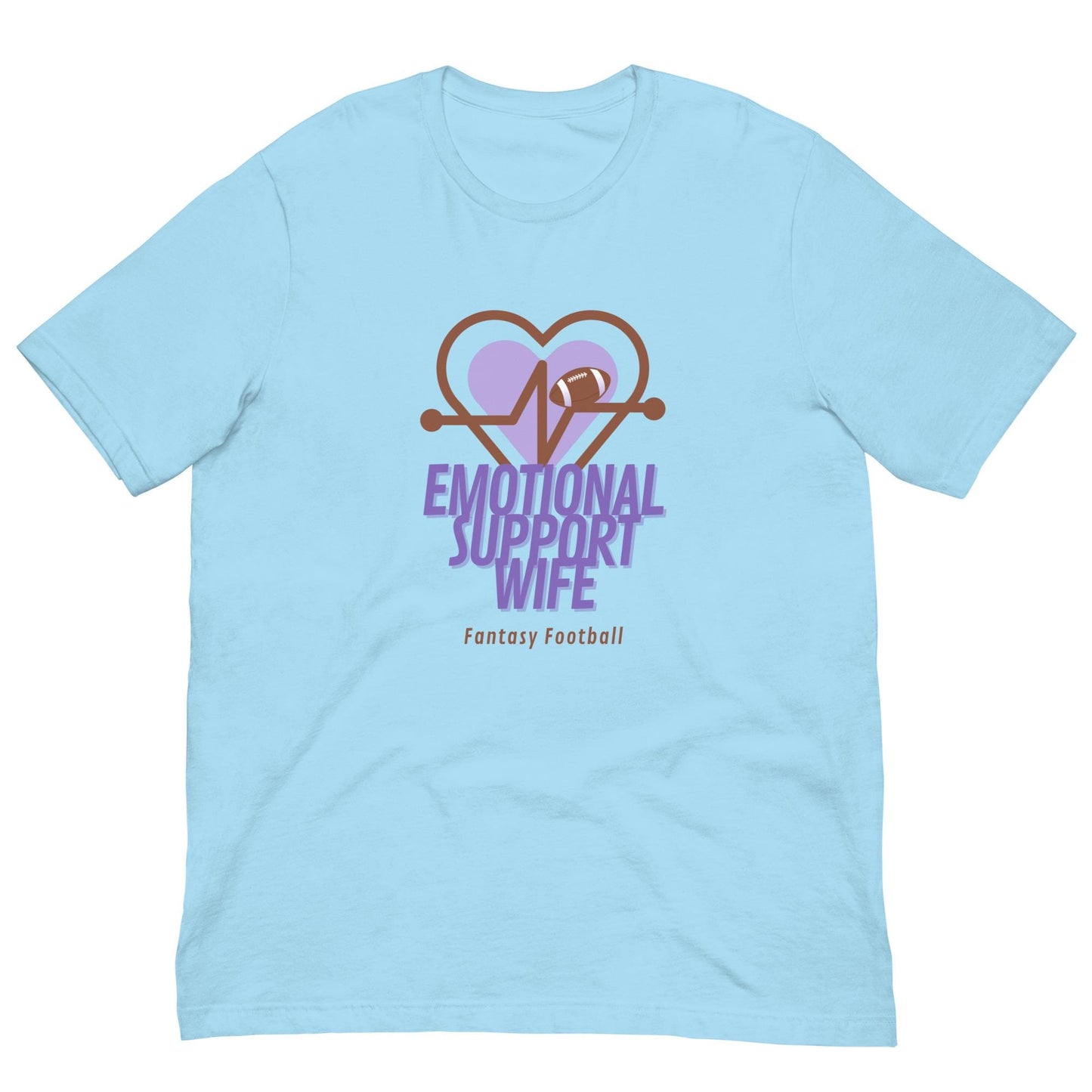 Fantasy Football Emotional Support Wife Unisex T-shirt