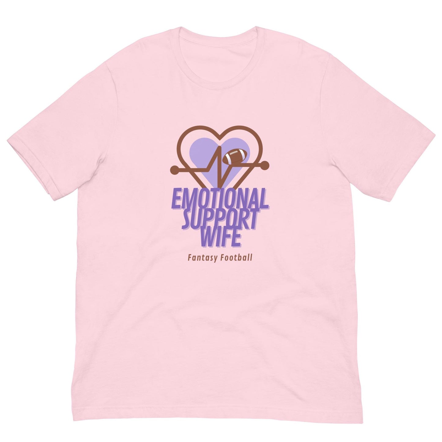 Fantasy Football Emotional Support Wife Unisex T-shirt