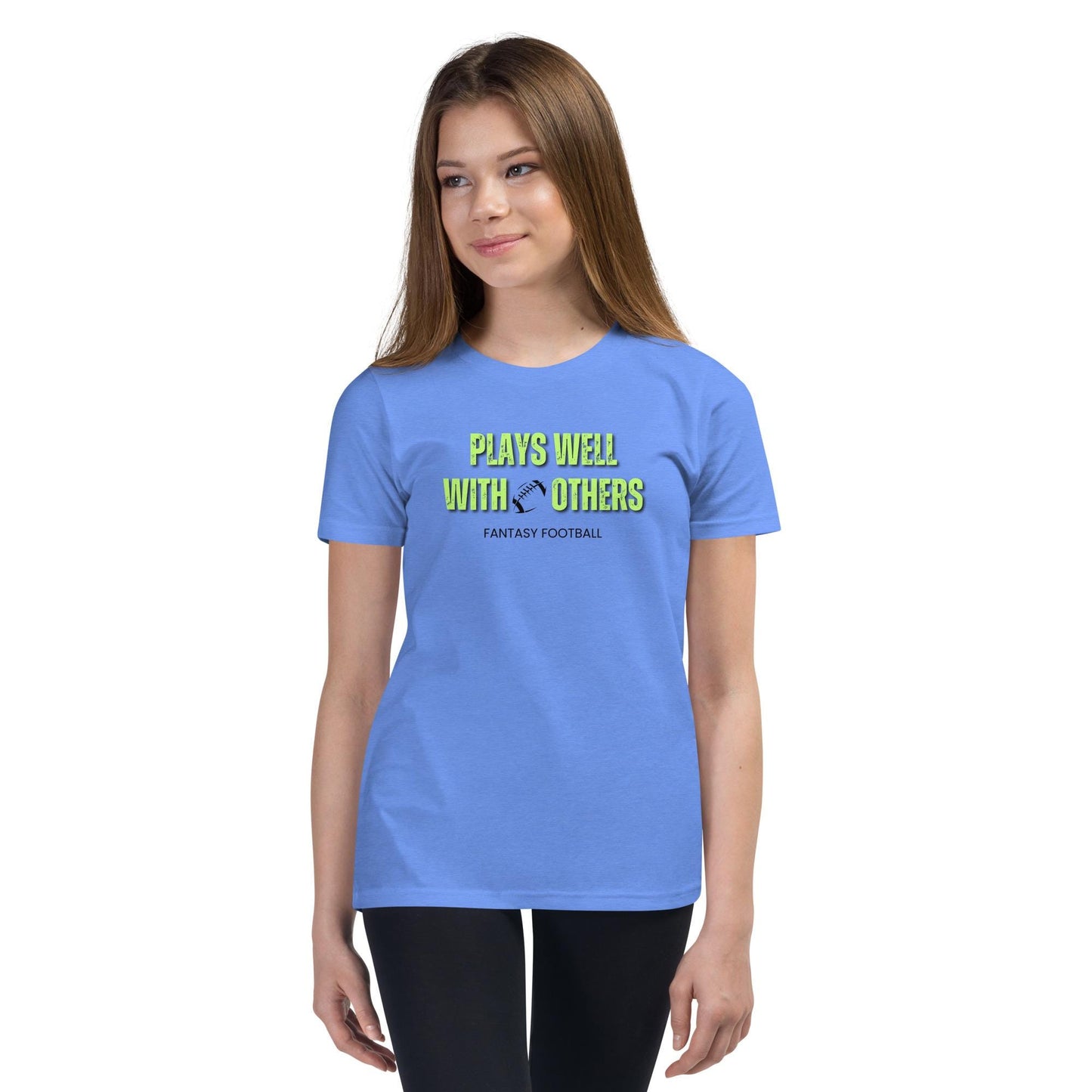 Plays Well with Others - Youth Fantasy Football Short Sleeve T-Shirt