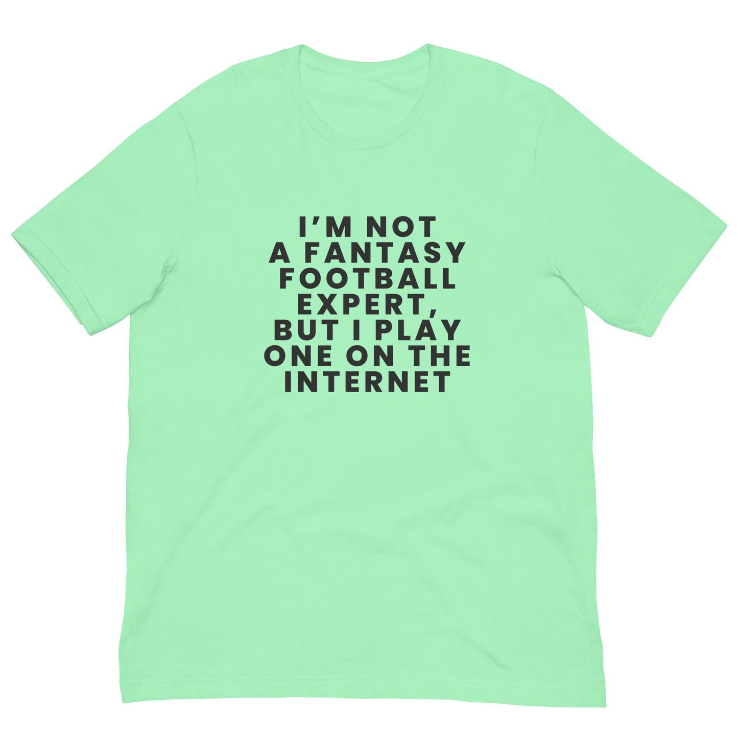 I am Not a Fantasy Football Expert, But I Play One on the Internet - Funny Unisex T-shirt