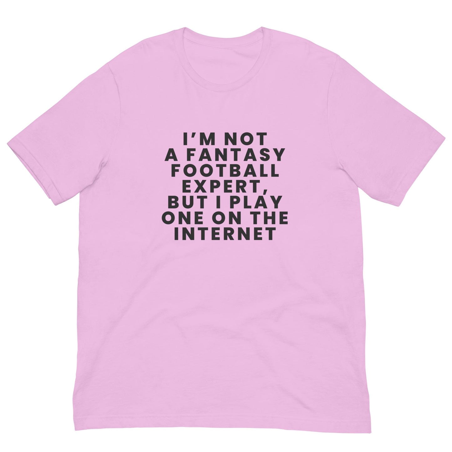 I am Not a Fantasy Football Expert, But I Play One on the Internet - Funny Unisex T-shirt