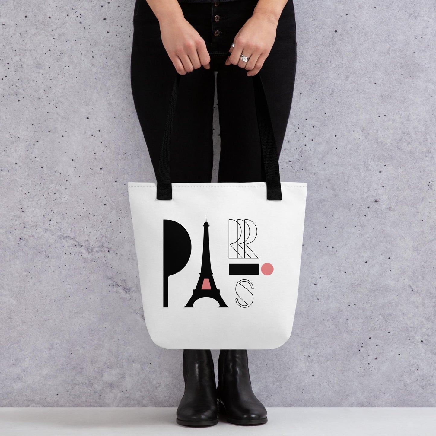 Paris Eiffel Tower Tote Bag - Travel, Shopping, Beach Bag