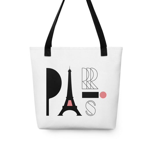 Paris Eiffel Tower Tote Bag - Travel, Shopping, Beach Bag