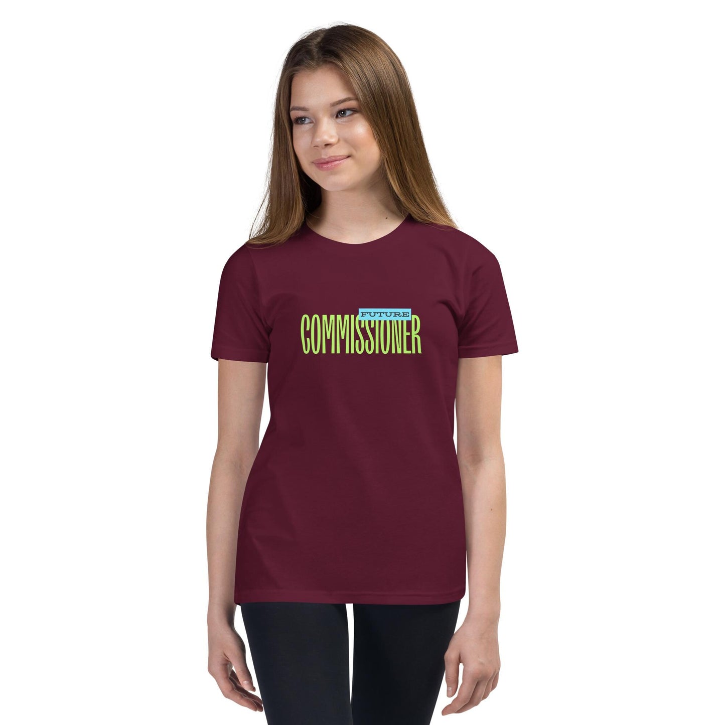 Fantasy Football Future Commissioner Youth Unisex Short Sleeve T-Shirt