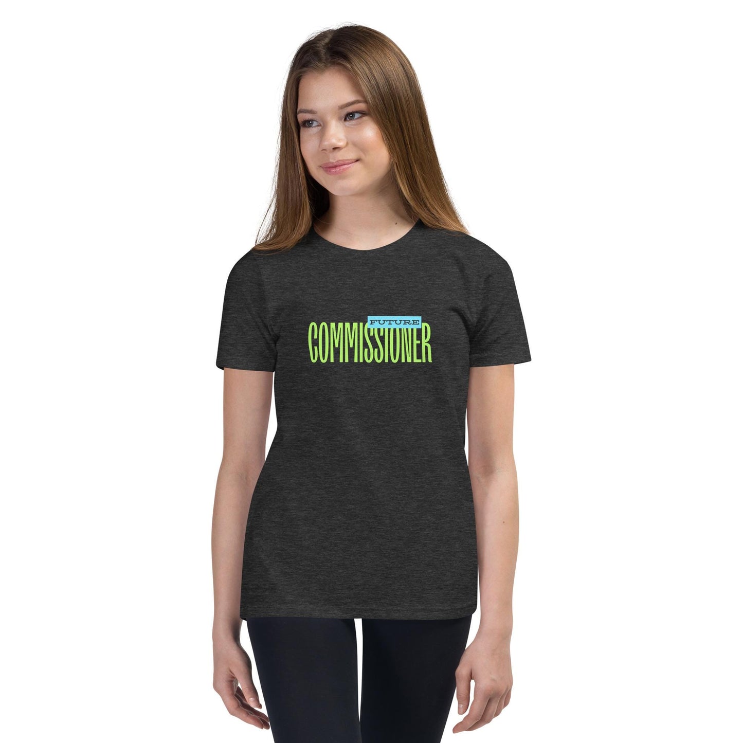 Fantasy Football Future Commissioner Youth Unisex Short Sleeve T-Shirt